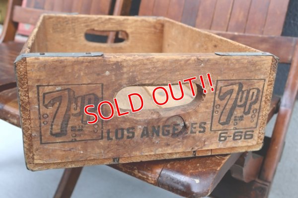 画像7: dp-260601-20 DRINK 7 Up DAIRY/ 1960's Wood Crate Box