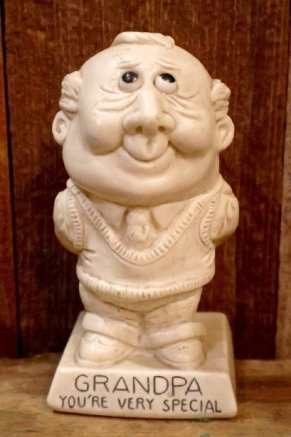 画像1: ct-220901-15 R& W BERRIES 1970's Message Doll "GRANDPA YOU'RE VERY SPECIAL"