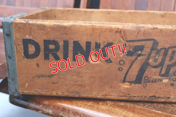 画像2: dp-260601-20 DRINK 7 Up DAIRY/ 1960's Wood Crate Box