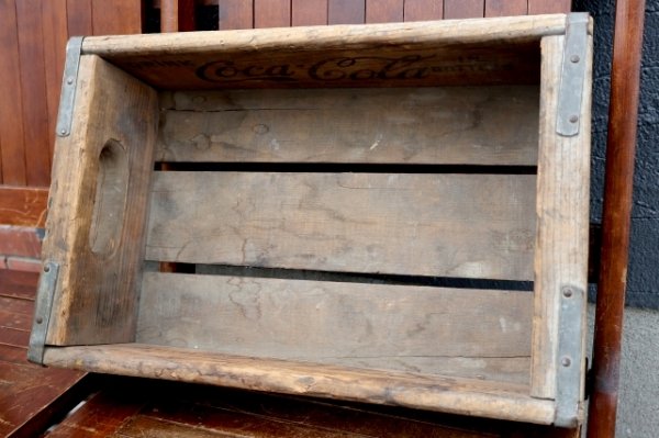画像10: dp-260601-22 Coca-Cola / 1960's Wood Crate Box