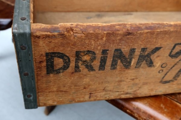 画像6: dp-260601-20 DRINK 7 Up DAIRY/ 1960's Wood Crate Box