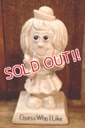 ct-220901-15 R& W BERRIES 1970's Message Doll "Guess Who I Like"