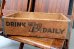 画像1: dp-260601-20 DRINK 7 Up DAIRY/ 1960's Wood Crate Box (1)