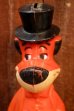 画像2: ct-260401-08 Huckleberry Hound / Knickerbocker 1960's Plastic Coin Bank (2)