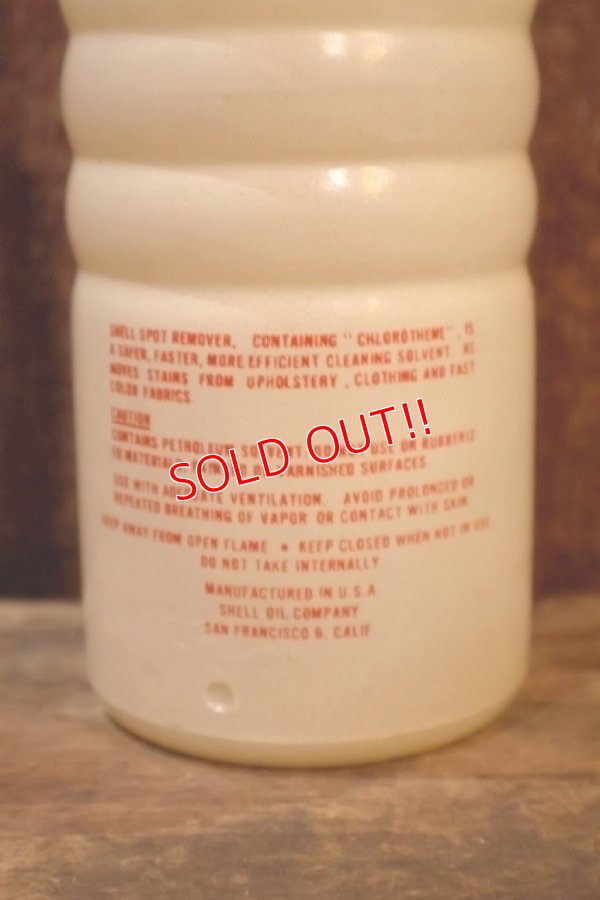 画像5: dp-260801-03 SHELL SPOT REMOVER U.S. ONE PINT GLASS BOTTLE