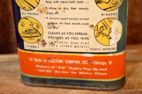 画像4: dp-260801-04 PLASTONE 1950's AUTO POLISH CAN