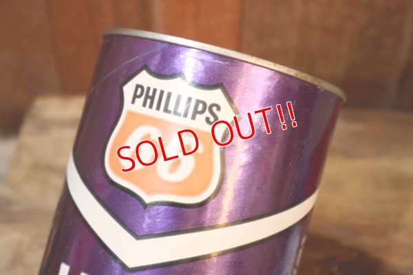 画像5: dp-260801-09 PHILLIPS 66 HDS MOTOR OIL ONE U.S. QUART CAN