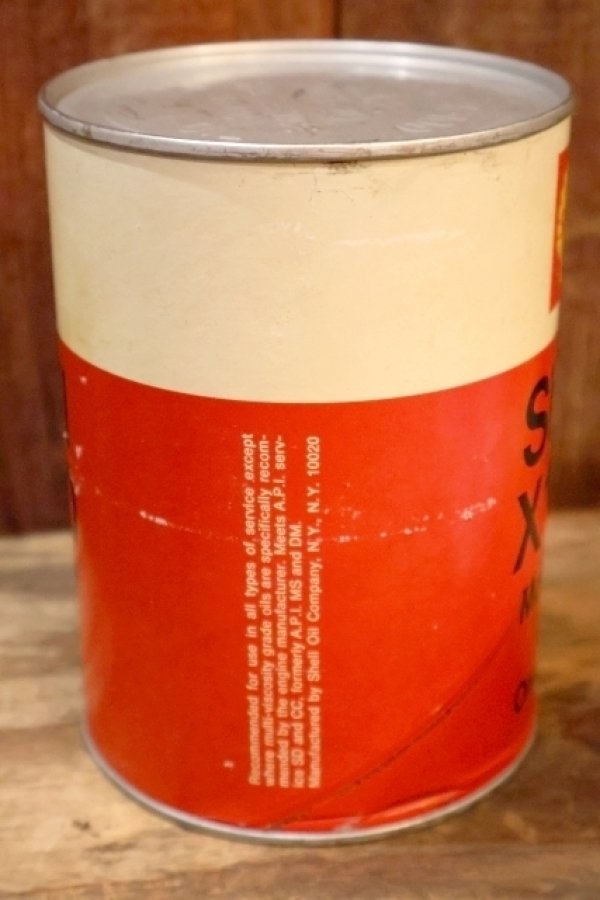 画像4: dp-260801-08 SHELL Shell X 100 MOTOR OIL ONE U.S. QUART CAN