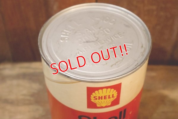 画像6: dp-260801-08 SHELL Shell X 100 MOTOR OIL ONE U.S. QUART CAN