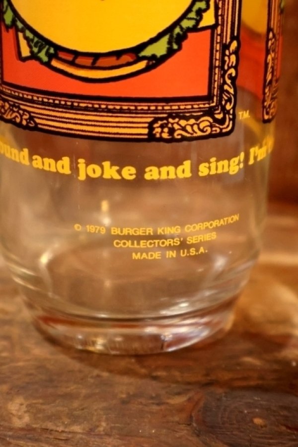 画像7: gs-260801-13 BURGER KING / 1979 Collectors Series Glass "Burger Sing"