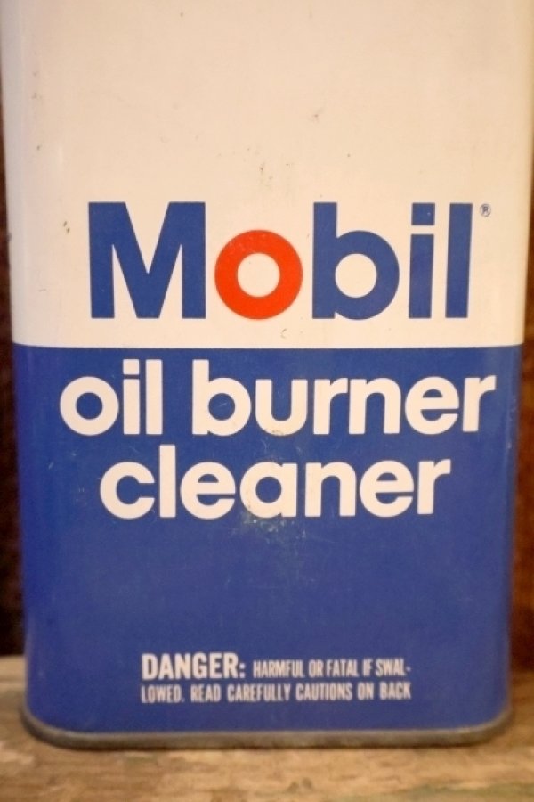 画像2: dp-240207-07 Mobil / 1970's〜 oil burner cleaner One Pint Can