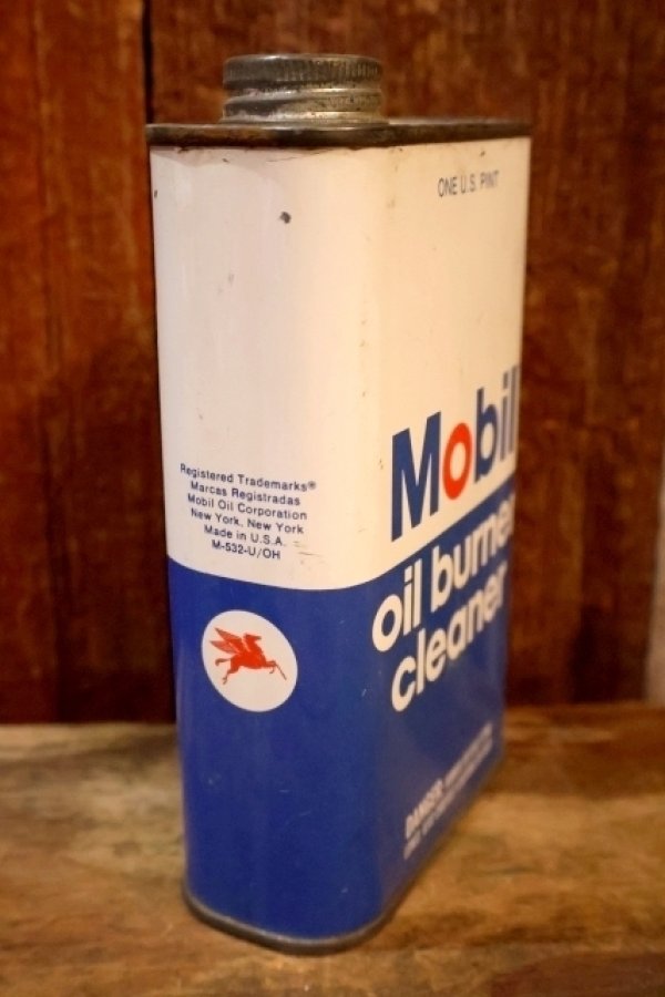 画像4: dp-240207-07 Mobil / 1970's〜 oil burner cleaner One Pint Can