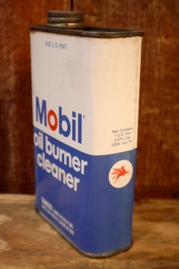 画像3: dp-240207-07 Mobil / 1970's〜 oil burner cleaner One Pint Can