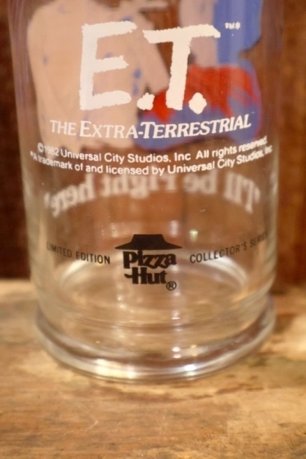 画像5: gs-260801-15 E.T. / Pizza Hut 1982 Novelty Glass "I'll be right here"
