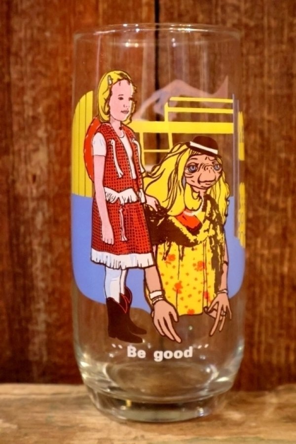 画像1: gs-260801-16 E.T. / AAFES 1982 Glass "Be good" (C)