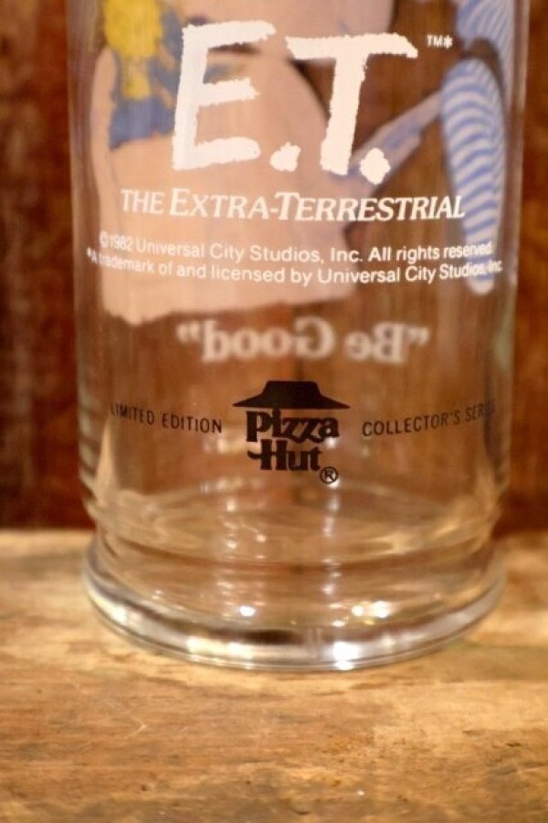 画像5: gs-260801-14 E.T. / Pizza Hut 1982 Novelty Glass "Be Good"