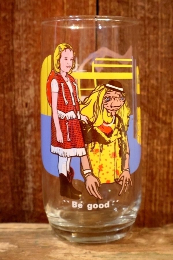 画像1: gs-260801-16 E.T. / AAFES 1982 Glass "Be good" (E)