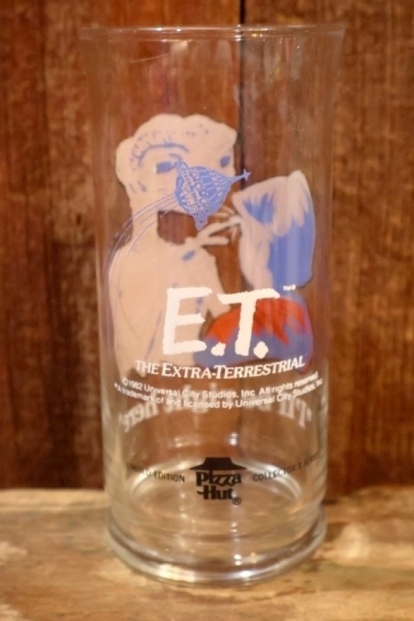 画像4: gs-260801-15 E.T. / Pizza Hut 1982 Novelty Glass "I'll be right here"
