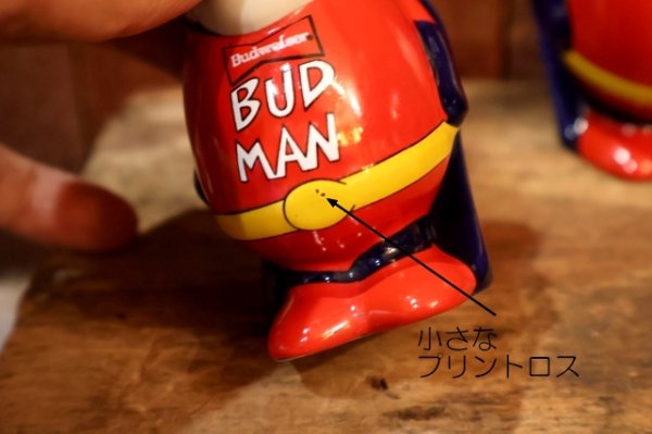 画像8: ct-260801-69 Budweiser / BUD MAN 1990's Salt & Pepper Shaker