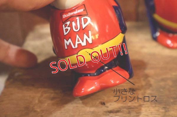 画像8: ct-260801-69 Budweiser / BUD MAN 1990's Salt & Pepper Shaker