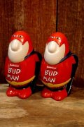 ct-260801-69 Budweiser / BUD MAN 1990's Salt & Pepper Shaker