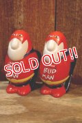 ct-260801-69 Budweiser / BUD MAN 1990's Salt & Pepper Shaker