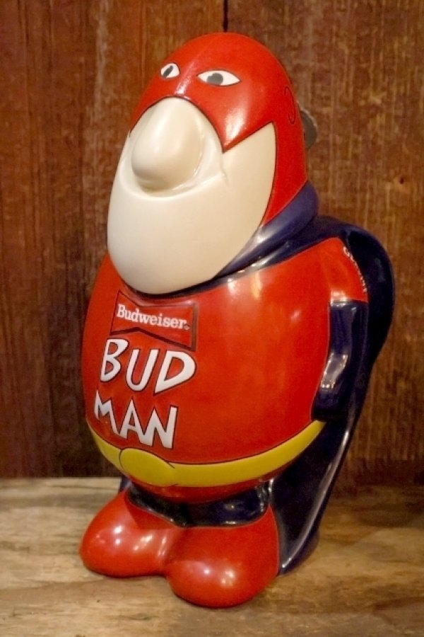 画像1: ct-260801-68 Budweiser / BUD MAN 1980's Ceramic Stein Beer Mug