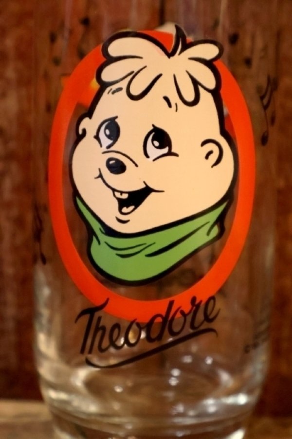 画像2: gs-260801-03 Alvin and the Chipmunks / Theodore 1980's Glass