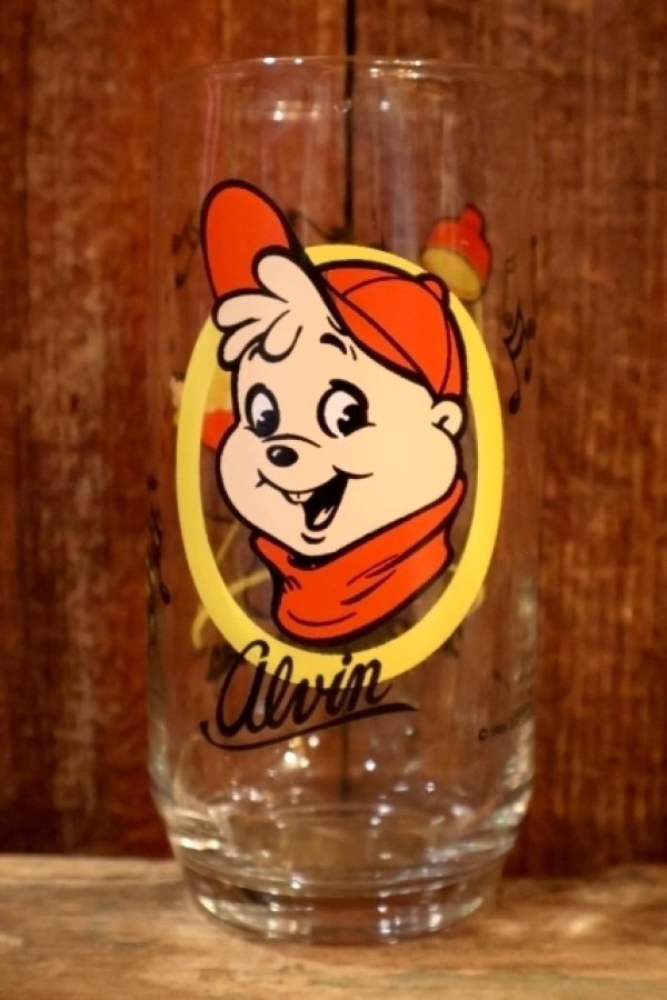 画像1: gs-260801-01 Alvin and the Chipmunks / Alvin 1980's Glass