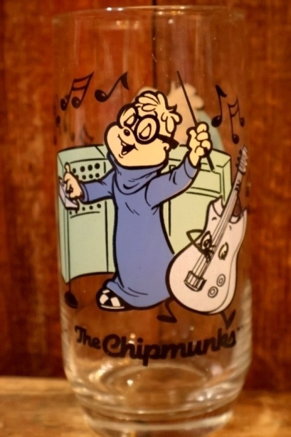 画像3: gs-260801-02 Alvin and the Chipmunks / Simon 1980's Glass