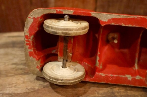 画像11: ct-260801-01 Donald Duck / SUN RUBBER 1940's FIRE DEPT CAR TOY