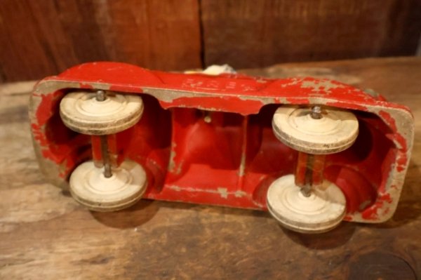 画像10: ct-260801-01 Donald Duck / SUN RUBBER 1940's FIRE DEPT CAR TOY