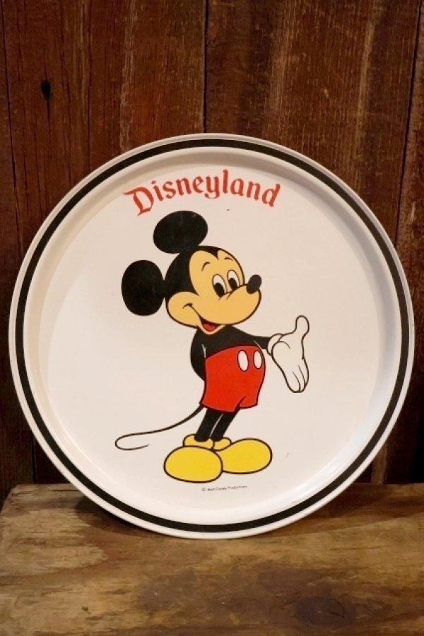 画像1: ct-260801-43 Mickey Mouse / Disneyland 1970's Tin Serving Tray