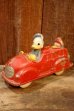 画像1: ct-260801-01 Donald Duck / SUN RUBBER 1940's FIRE DEPT CAR TOY (1)