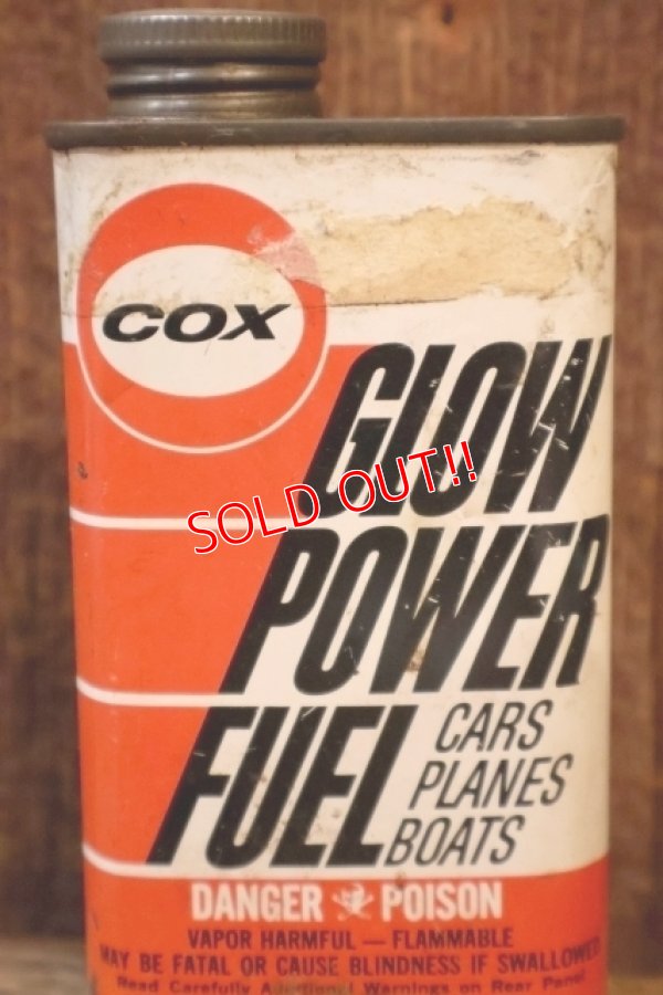 画像2: dp-251008-87 COX MFG. CO. GLOW POWER FUEL 8 FL.OZ. CAN