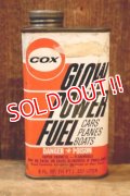 dp-251008-87 COX MFG. CO. GLOW POWER FUEL 8 FL.OZ. CAN