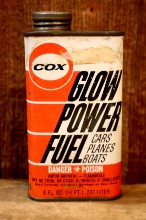 画像1: dp-251008-87 COX MFG. CO. GLOW POWER FUEL 8 FL.OZ. CAN