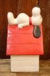 画像1: ct-260801-02 Snoopy / Determined 1970's Coin Bank "Snoopy House" (1)