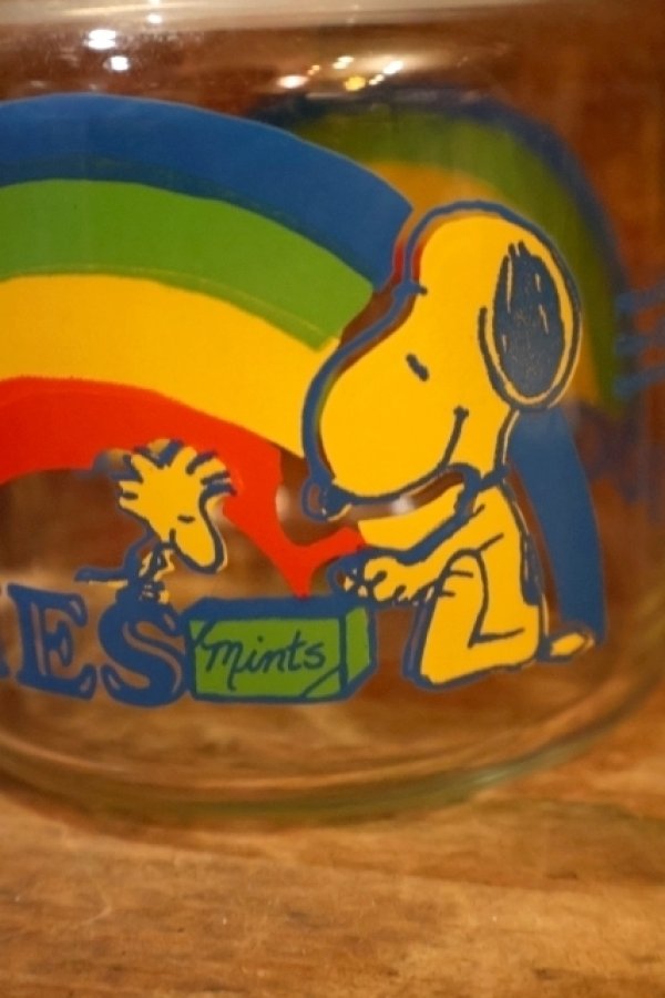 画像2: ct-260801-75 Snoopy / Anchor Hocking 1970's Goodies Candy Pot (Small)