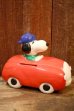 画像3: ct-260801-02 Snoopy / Determined 1970's Coin Bank "Racer Car" (3)
