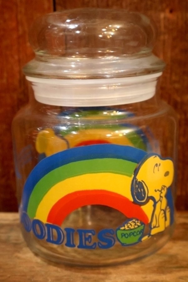 画像3: ct-260801-75 Snoopy / Anchor Hocking 1970's Goodies Candy Pot (Small)