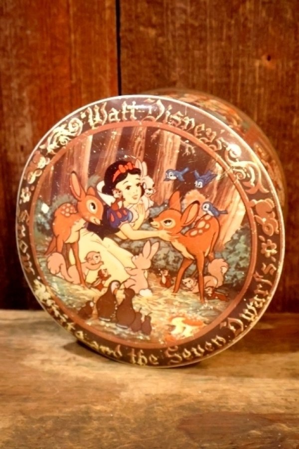 画像1: gt-250618-07 Snow White and the Seven Dwarfs / 1980's-1990's Tin Can