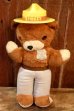 画像1: ct-260601-09 SMOKEY BEAR / IDEAL 1960'S Plush Doll (1)