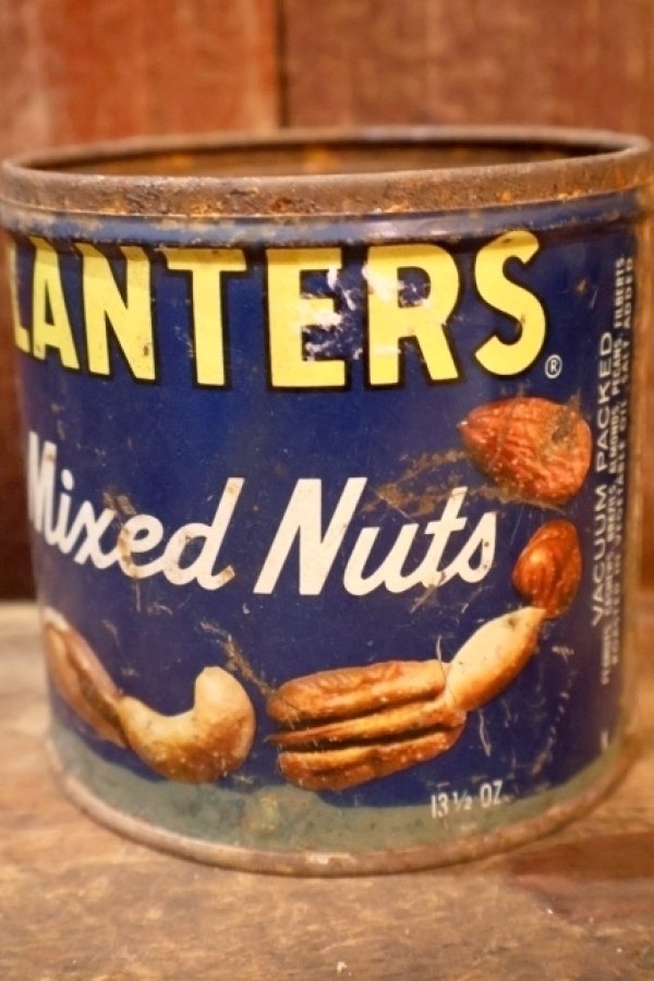 画像4: ct-260801-08 PLANTERS / MR.PEANUT 1970's Mixed Nuts 13 1/2 OZ. CAN