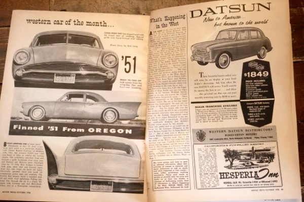 画像4: dp-250803-11 MOTOR TREND MAGAZINE OCTOBER 1958