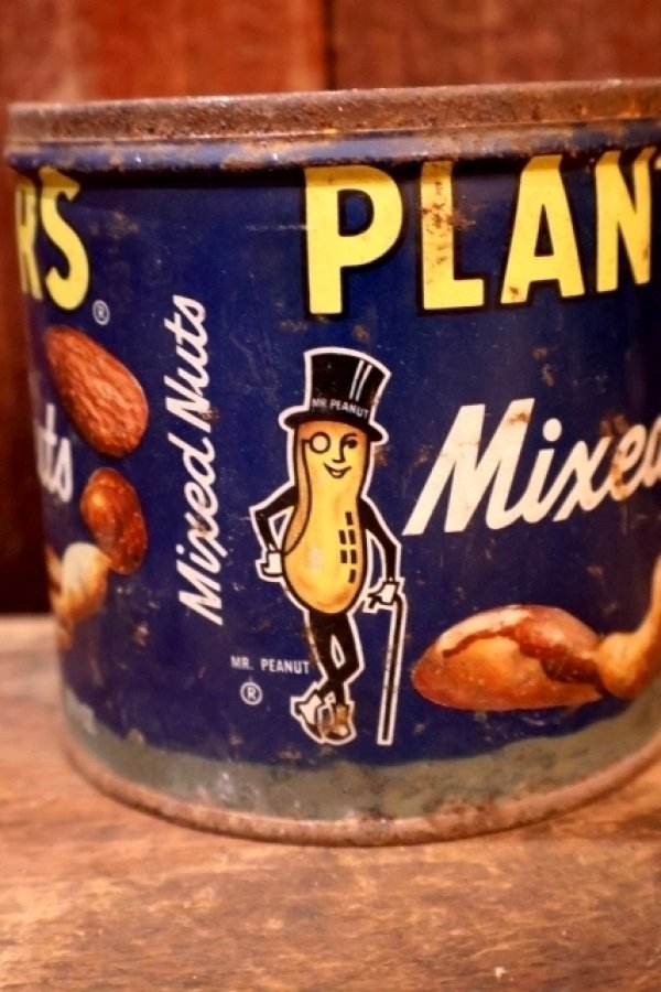 画像3: ct-260801-08 PLANTERS / MR.PEANUT 1970's Mixed Nuts 13 1/2 OZ. CAN