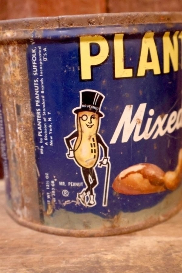 画像2: ct-260801-08 PLANTERS / MR.PEANUT 1970's Mixed Nuts 13 1/2 OZ. CAN
