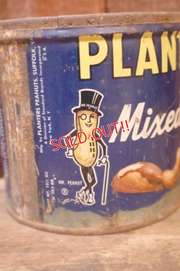 画像2: ct-260801-08 PLANTERS / MR.PEANUT 1970's Mixed Nuts 13 1/2 OZ. CAN