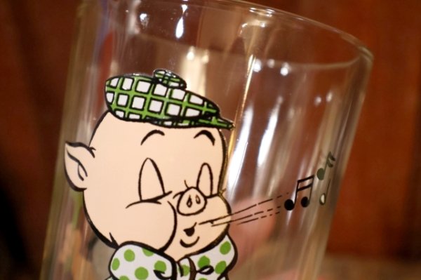 画像2: gs-241106-10 Porky Pig & Petunia Pig / PEPSI 1976 Collector Series Glass