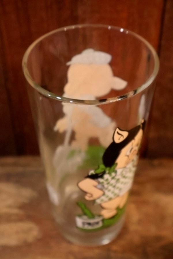 画像7: gs-241106-10 Porky Pig & Petunia Pig / PEPSI 1976 Collector Series Glass